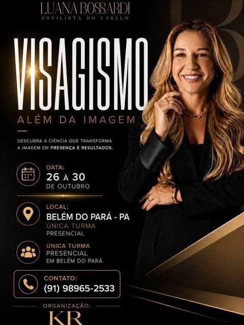 Formação Visagismo Além da Imagem, realizada pela KR Company